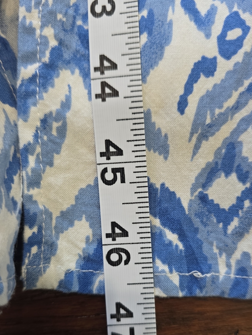 Jessica Simpson Blue and White Printed Strapless Dress - Picture 15 of 16